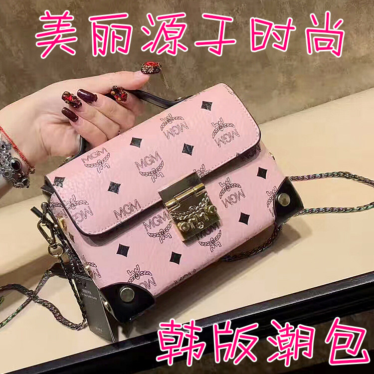 韩版小包2025新款潮包时尚链条女包迷你小方包女生百搭单肩斜挎包
