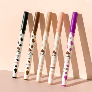 花微子卧蚕笔速干彩色棕色不易晕染易上色极细眼线液笔眼妆眼线笔