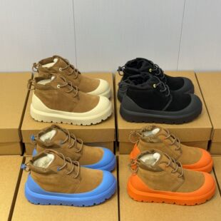 桑坡塔斯曼系带羊毛雪地靴新款纽姆高帮塔斯曼休闲情侣羊毛雪地靴