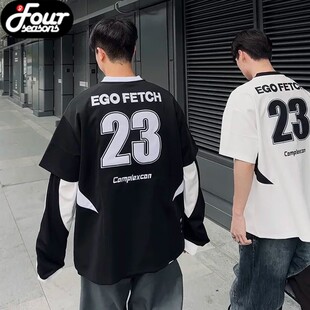 官方正品 EGO FETCH × DPLS 赛车联名款 球衣运动短袖T恤 短TEE