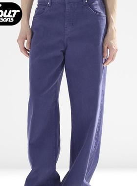 四季 Epide 松散休闲长裤预制水洗和破旧旧钱风格工作服装方法裤