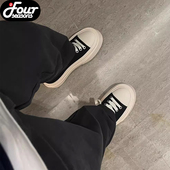 经典 休闲板鞋 Studios新款 波纹切边厚底低帮帆布鞋 四季 Marche