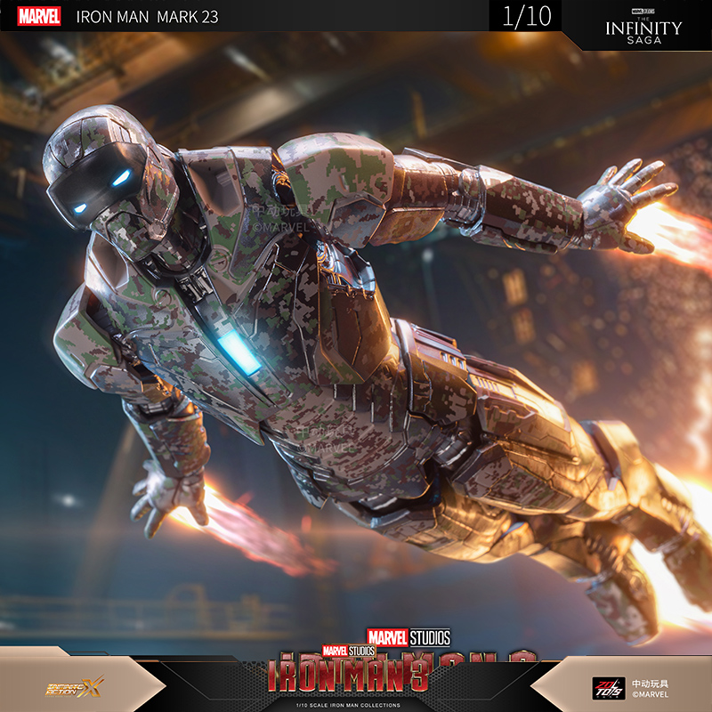 无限战争钢铁侠可动人偶手办装甲