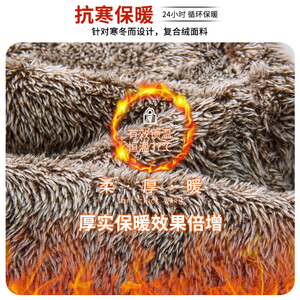 冬季加厚加绒潮牌哈伦束脚裤卫裤美式工装牛仔裤 H603R/p52常规42图片