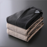 冬季修身显瘦商务休闲九分裤男加绒加厚毛呢料西裤656R/p60常规50，男装西裤，星座223-1（原星座201）