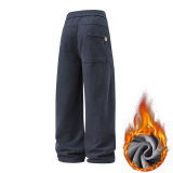 加绒保暖雪尼尔复古运动卫裤男大码宽松垂感休闲长裤子H806R特p45，男装休闲裤，星座223-1（原星座201）