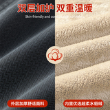 保暖加绒拼接束脚裤男工装宽松大码哈伦运动休闲裤3509Rp52常规40，男装棉衣，星座223-1（原星座201）