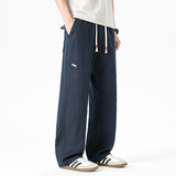春夏季新款莱赛尔天丝休闲长裤子男裤抽绳直筒阔腿伞兵裤8807/p45，男装休闲裤，星座223-1（原星座201）