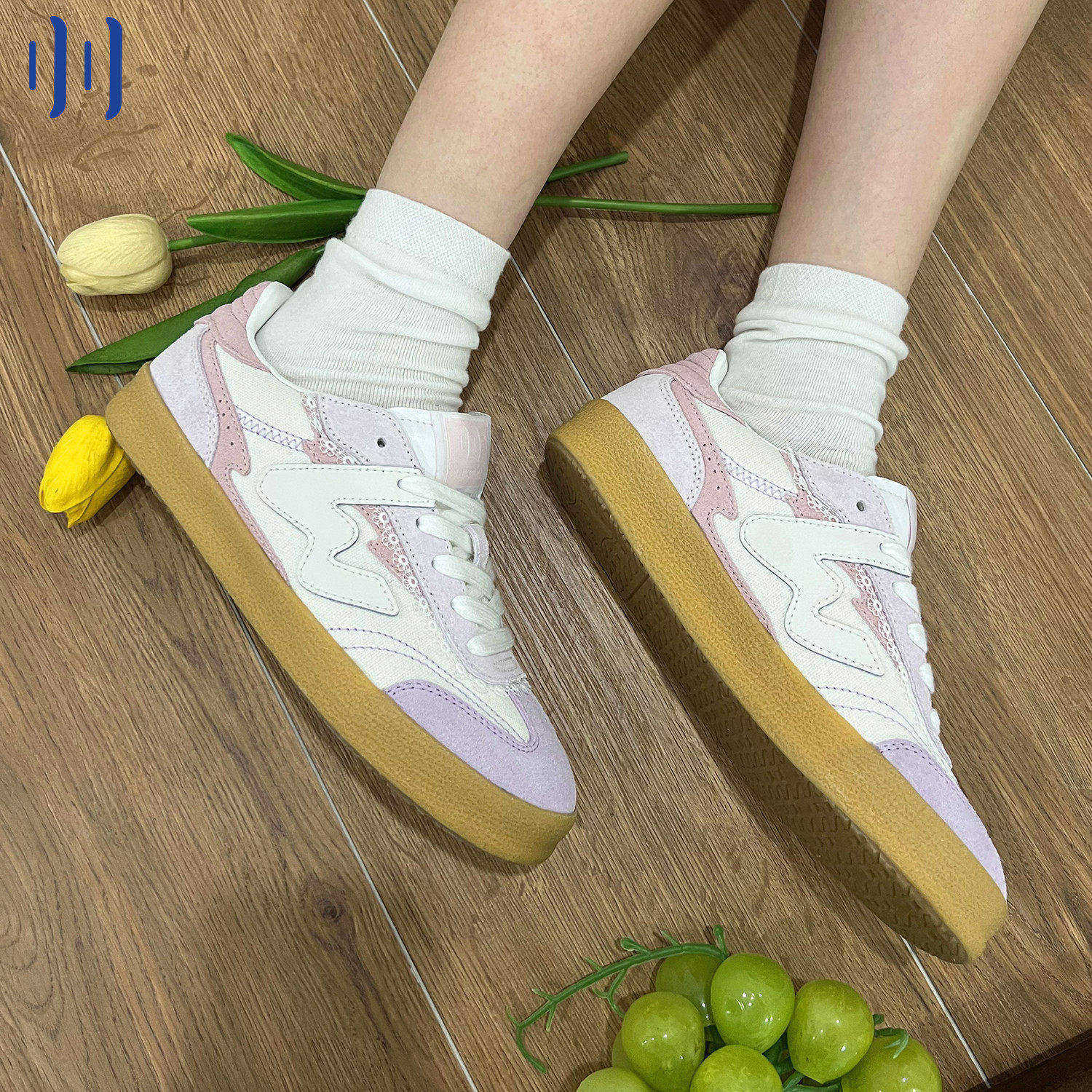 顽刻ollieskate香芋紫翻毛皮生胶底W系列低帮男女国潮德训滑板鞋,流行男鞋,休闲板鞋,淘宝优惠券,粉丝福利购,淘宝优惠卷