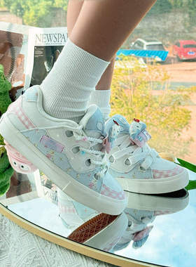 顽刻ollieskate面包鞋布露比配色BAKE复古休闲低帮男女国潮滑板鞋