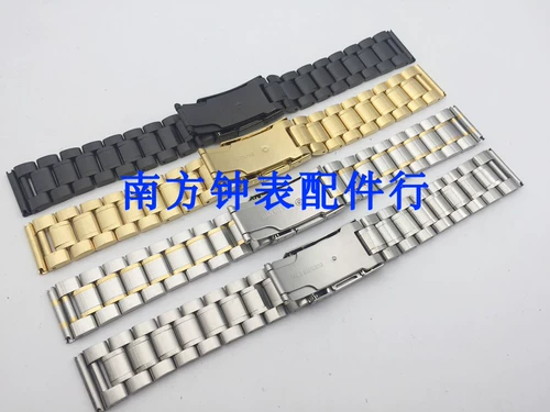 Часы, стальной ремешок, аксессуар подходит для мужчин и женщин, универсальный ремешок для часов из нержавеющей стали, 22