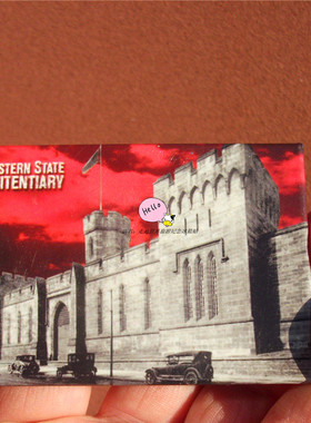 美国当地购买冰箱贴  EASTERN STATE PENITENTIARY 费城州监狱