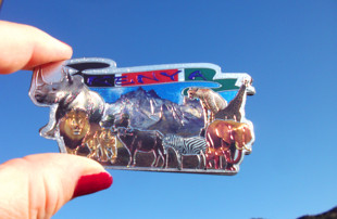 高山与野生动物 肯尼亚当地冰箱贴 KENYA 肯尼亚 铝箔 非洲