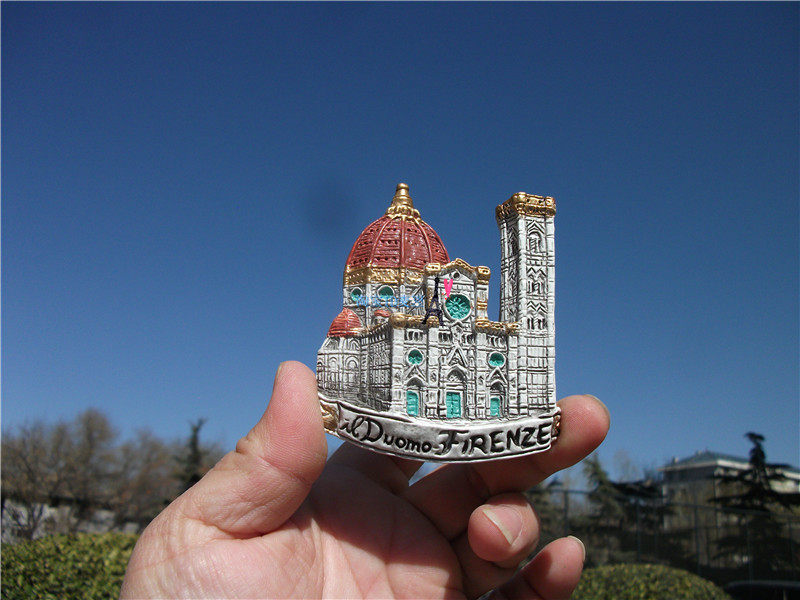 ITALIAN LOCAL REFRIGERATOR STICKERS FLORENCE FIRENZE CATHEDRAL OF THE VIRGIN MARY