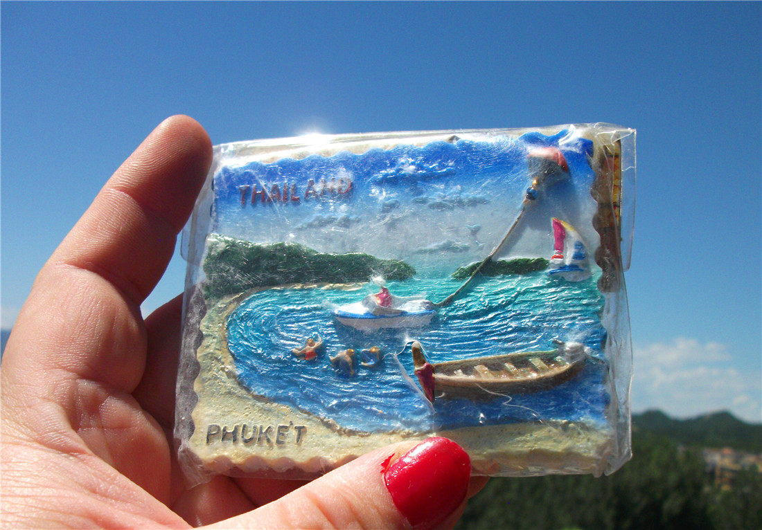 THAILAND LOCAL BUY REFRIGERATOR MAGNETS PHUKET THAILAND SEASIDE ENTERTAINMENT A VARIETY OF MODELS