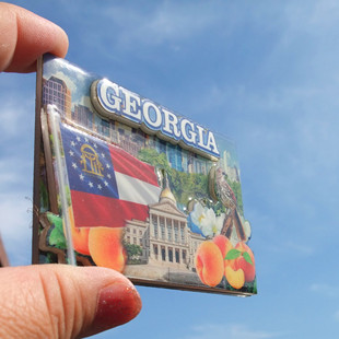 美国当地购买冰箱贴 佐治亚州 GEORGIA 多款多州