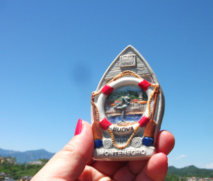 黑山共和国当地冰箱贴 MONTENEGRO BUDVA 陶瓷贴 精致