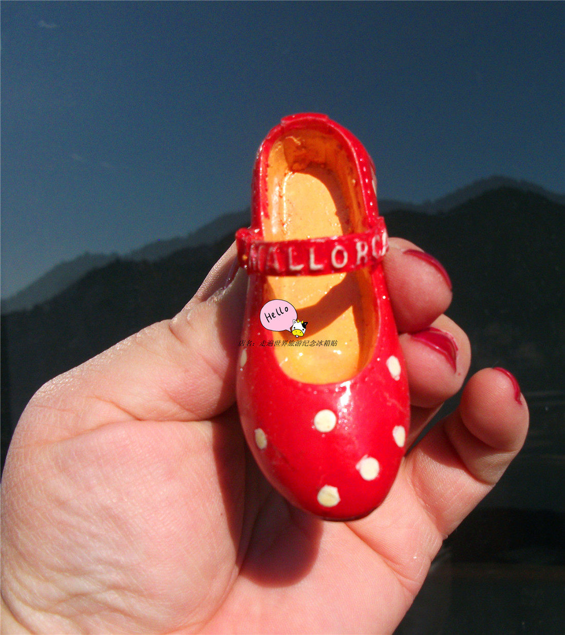 BUY FRIDGE MAGNETS LOCALLY IN SPAIN BEAUTIFUL DANCING SHOES ARE AVAILABLE IN TWO COLORS