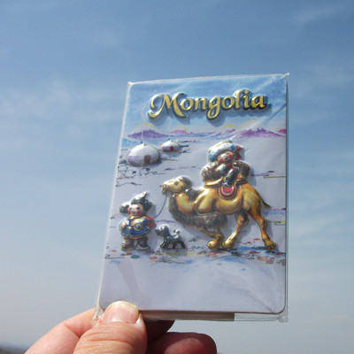 蒙古国当地购买冰箱贴 Mongolia 卡通 骆驼
