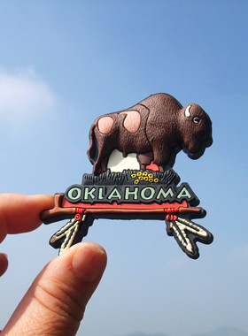 美国当地购买冰箱贴 各州各城市 UTAH ALABAMA OKLAHOMA KANSAS