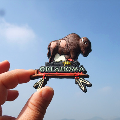 美国当地购买冰箱贴 各州各城市 UTAH ALABAMA OKLAHOMA KANSAS