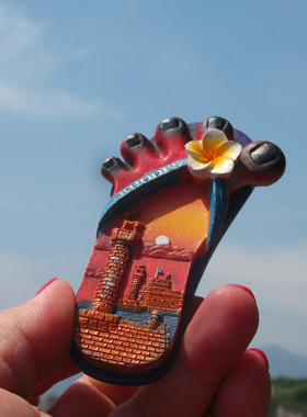 希腊当地购买冰箱贴 GREECE 罗德岛 RHODES 很多款 旅背