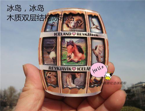 旅游冰箱贴冰岛当地精致