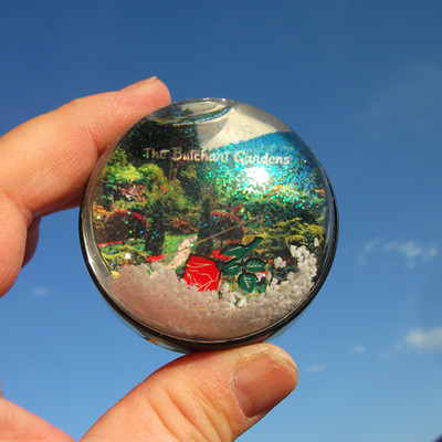 加拿大当地购买冰箱贴 温哥华 布查德花园Butchart Gardens 雪球