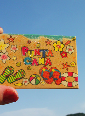 多米尼加当地购买冰箱贴 蓬塔卡纳 PUNTA CANA 多款