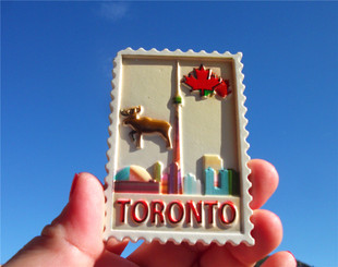 旅背冰箱贴 加拿大当地购买 多伦多 TORONTO CN塔 天际线 多款