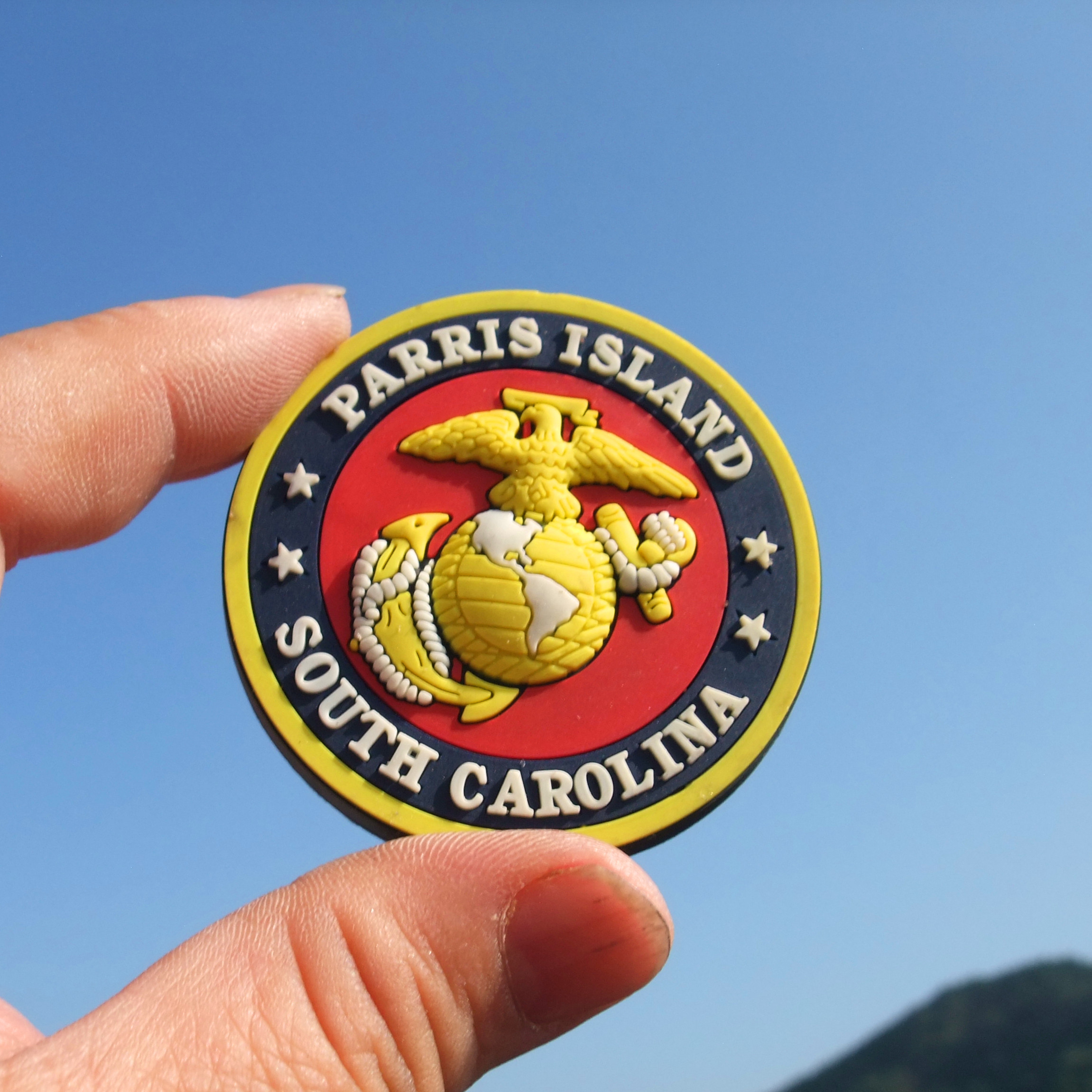 美国当地购买冰箱贴 OKLAHOMA PARRIS ISLAND ORCAS ISLAND多款