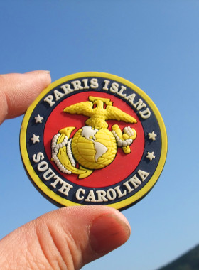 美国当地购买冰箱贴 OKLAHOMA PARRIS ISLAND ORCAS ISLAND多款