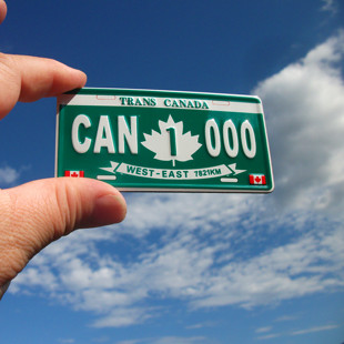 Canada 加拿大当地冰箱贴经典 车牌形 Trans 爱德华王子岛 Highway