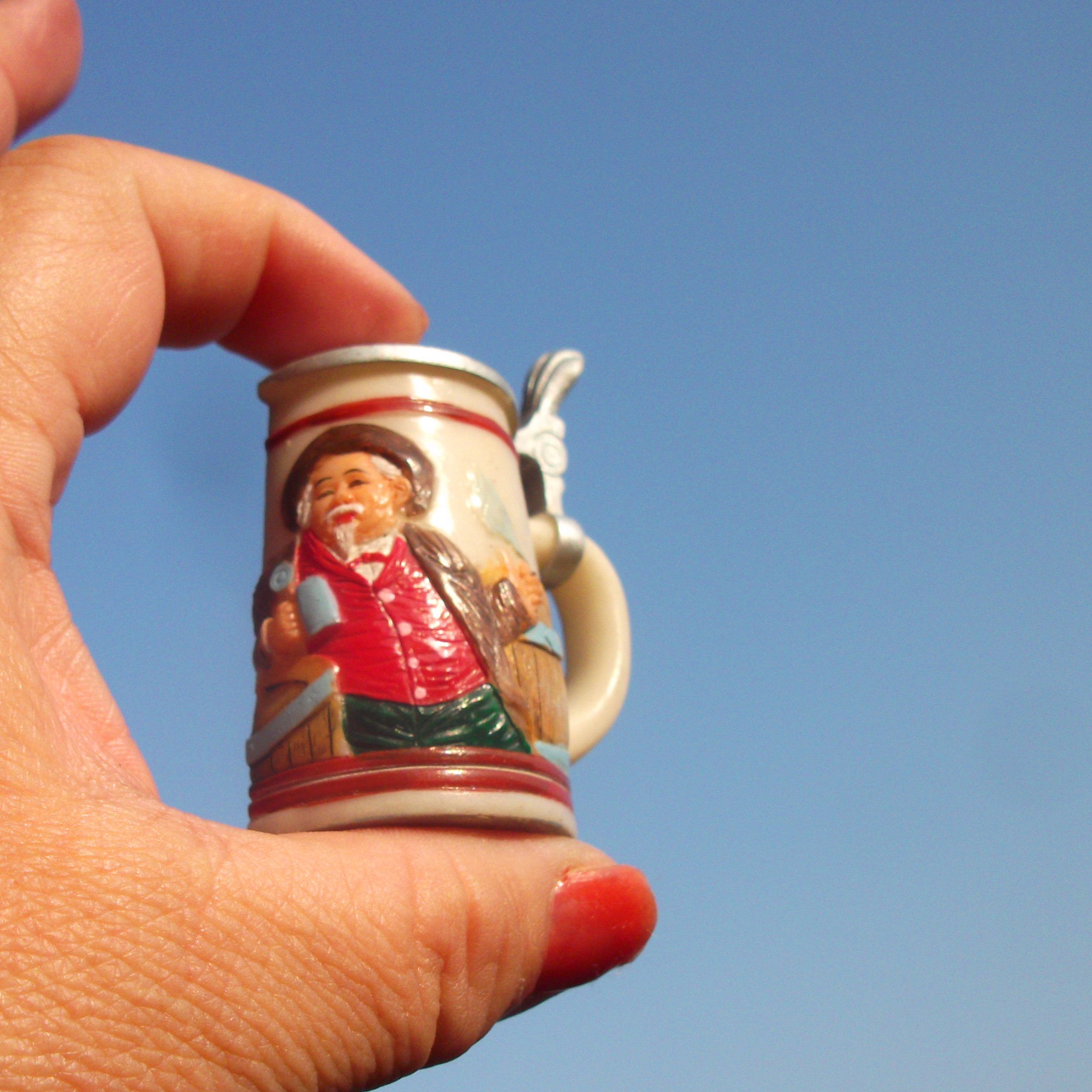 德国当地购买冰箱贴 慕尼黑啤酒节 可爱的大叔 啤酒杯形