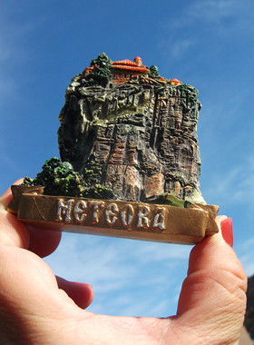 希腊当地购买冰箱贴 世界文化遗产迈泰奥拉 修道院Meteora 多款