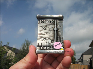 旅背冰箱贴 加拿大 多伦多 TORONTO 当地购买带回书券式 手信礼物