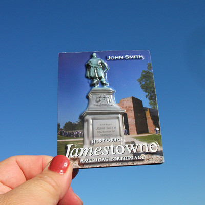 美国当地购买冰箱贴 历史文化遗产 JAMESTOWNE Historic Triangle