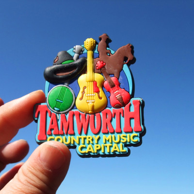 澳大利亚当地购买冰箱贴 TAMWORTH COUNTRY MUSIC CASITAL