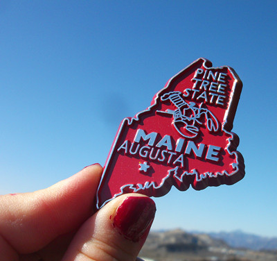 美国当地冰箱贴缅因州