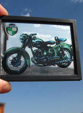 奥地利当地购买冰箱贴 PUCH摩托车 BROZK 老爷车 多款