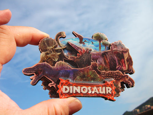 法国当地购买冰箱贴 恐龙乐园 多款 Dinopedia Parc