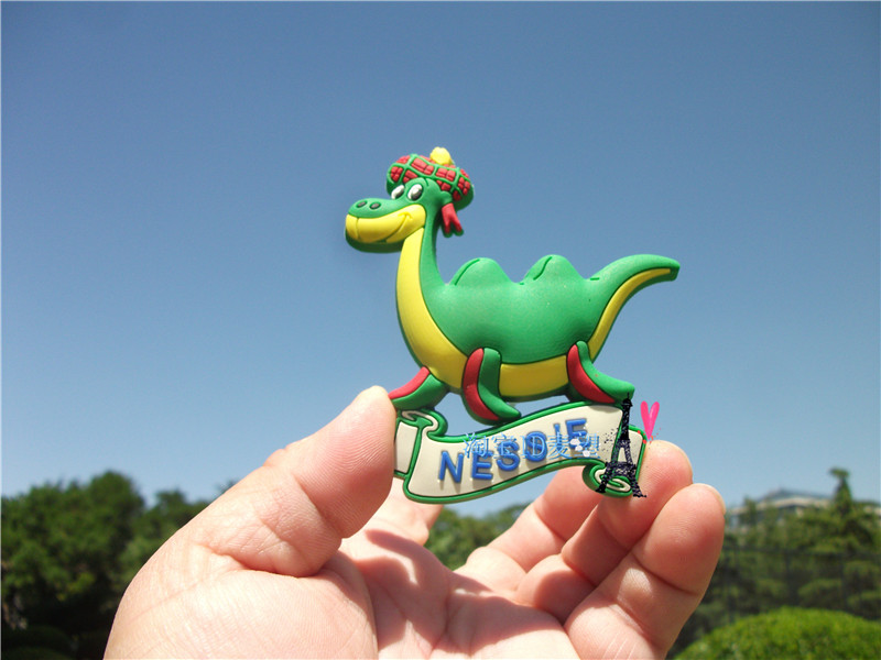 苏格兰当地冰箱贴 尼斯湖水怪 nessie 卡通冰箱贴 手信 礼物 可爱
