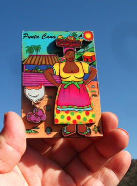 多米尼加当地购买冰箱贴 蓬塔卡纳 PUNTA CANA 超多款