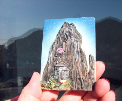 希腊当地冰箱贴天空精致