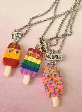 CLAIRE'S饰品冰淇淋雪糕项链