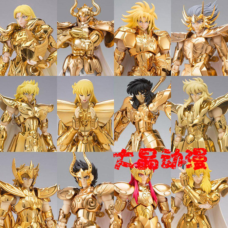 日版圣衣神话黄金魂神圣衣圣斗士星矢处女狮子射手双子座12宫手办