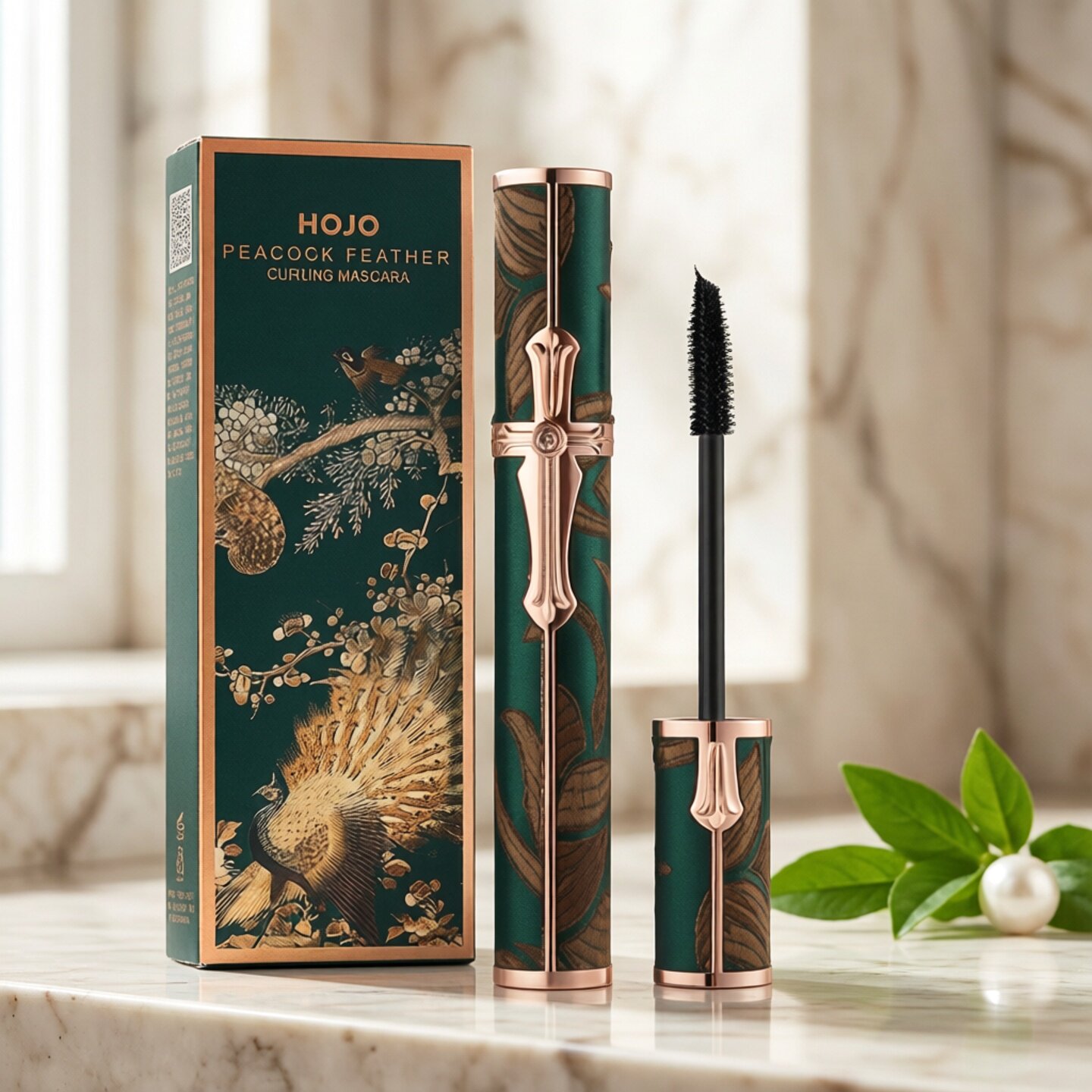 HOJO孔雀羽扇睫毛膏防水