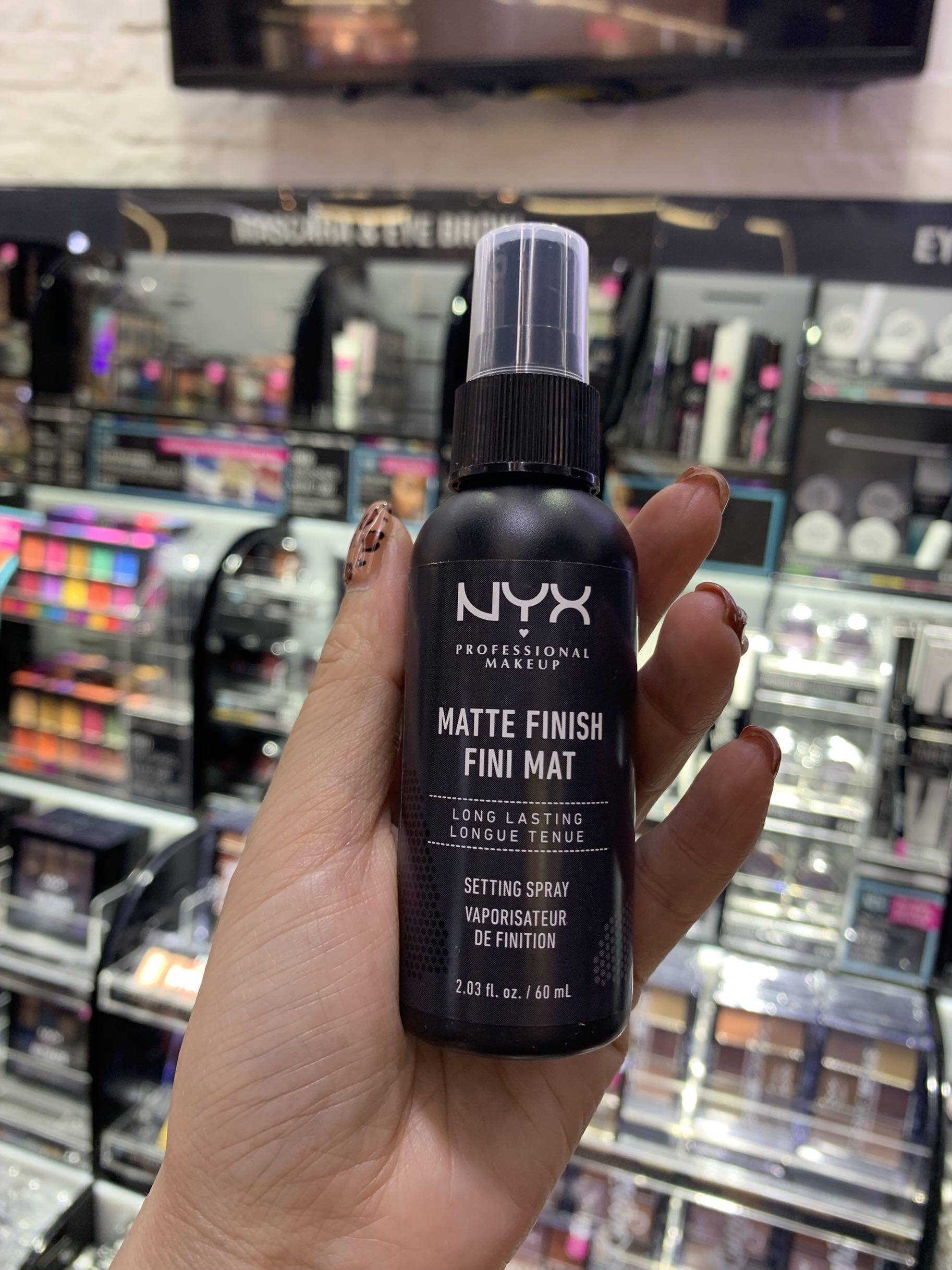 现货kiya正品专柜自用推荐nyx定妆喷雾（黑色）60ML
