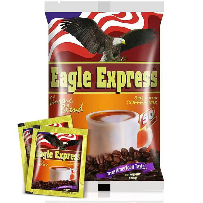 大鹰咖啡进口越南黄金鹰咖啡原味三合一速溶咖啡即溶Eagle 50杯图片