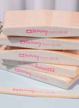 swimmy日本进口砂美甲搓条打磨条专用砂条指甲锉耐用修甲型不掉沙